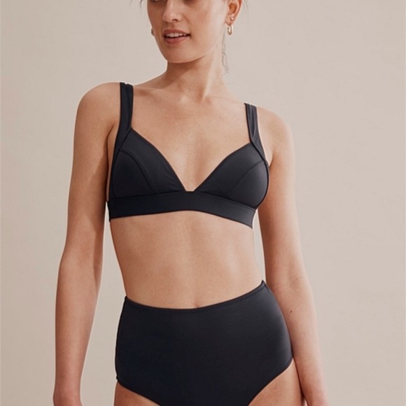 Nwot Country Road Australia Black Resort Triangle Panel Bikini Top Women’s XXS - Picture 1 of 6